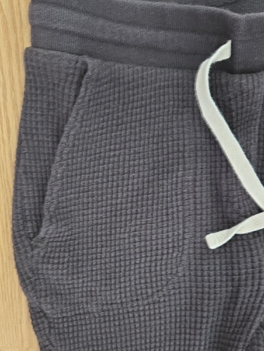 Universal Thread Dark Gray Ribbed Drawstring Joggers - Picture 5 of 8